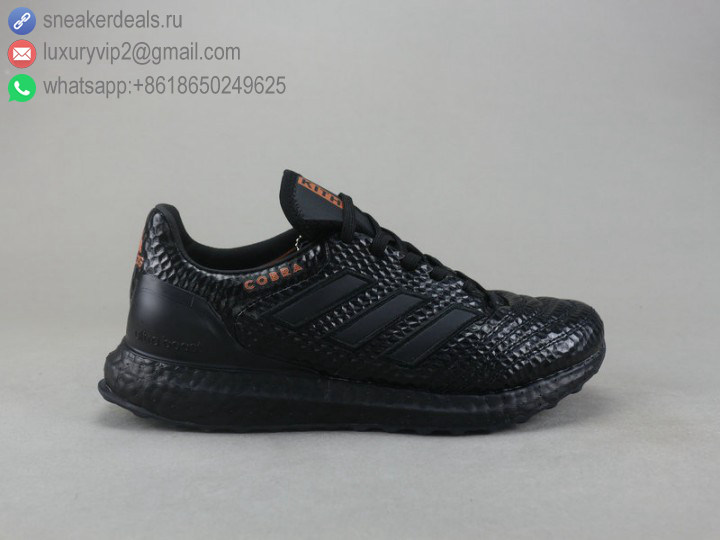 ADIDAS COPA 17.1 KITH ULTRA BOOST RUNNING SHOES ALL BLACK MEN